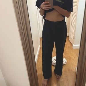 Brandy Melville Anastasia Wide Leg Pants (Navy)
